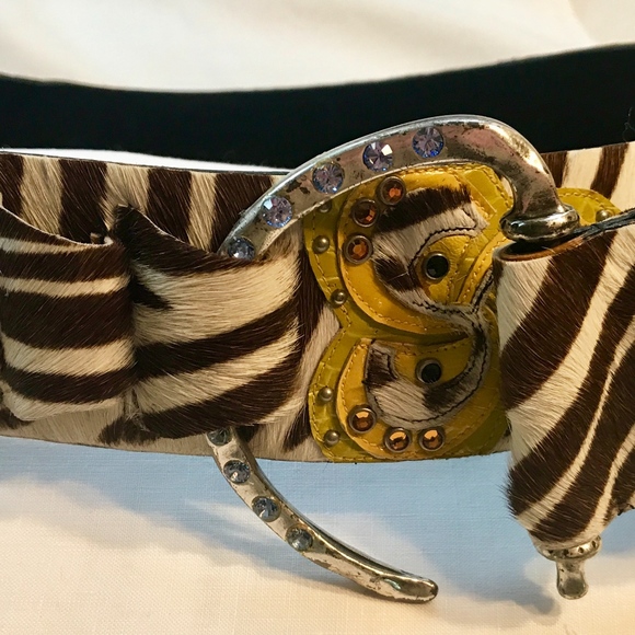 Vintage Kippys Belt Size 34, Amazing Colors, Glam main image 5
